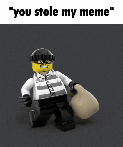 Lego Prisoner You Stole My Meme GIF