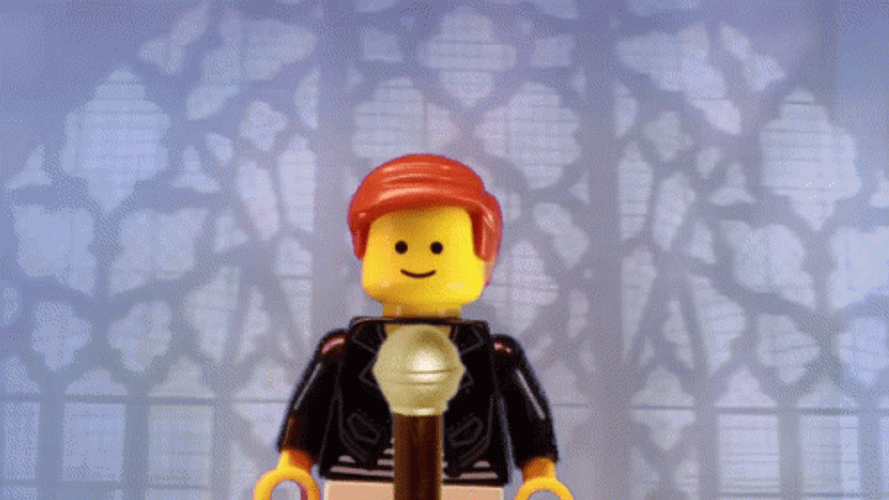 Lego Rick Astley Never Gonna Give You Up GIF