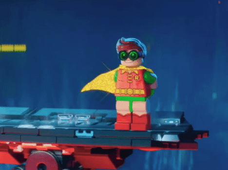Lego Robin with Yellow Cape and Goggles