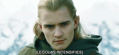 Legolas Intensifies Looking GIF