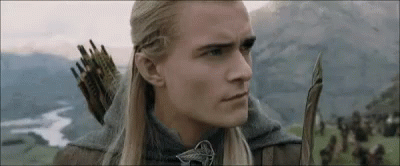 Legolas Looking Around GIF