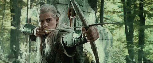 Legolas Striking Arrow GIF