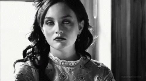 Leighton Meester Unamused GIF