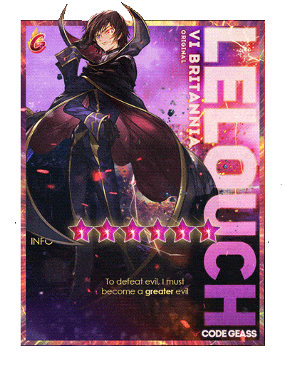 Lelouch Lamperouge Code Geass GIF