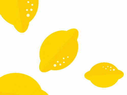 Lemon Dropping Animation GIF