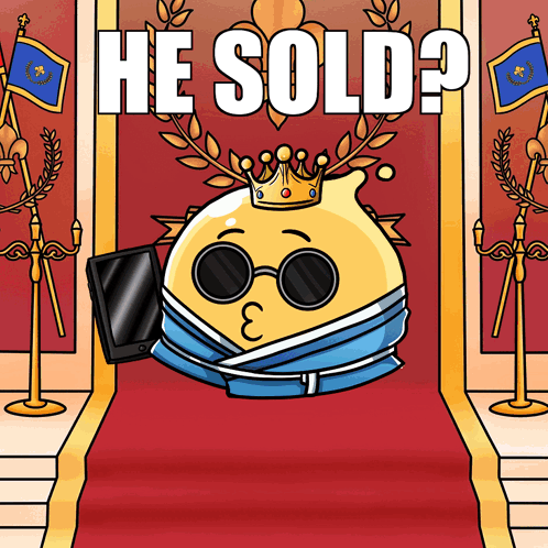 Lemon Wearing Sunglasses And Crown Saying He Sold GIF