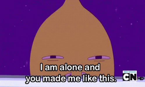 Lemongrab I Am Alone GIF