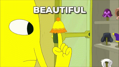Lemongrab Staring Beautiful GIF
