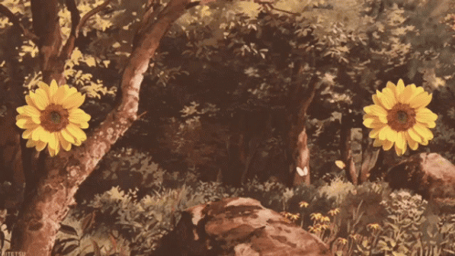 Lemons Garden Background Discord Profile Banner GIF
