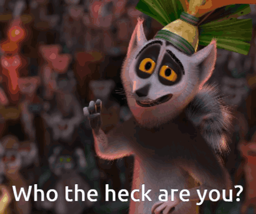 Lemur Saying Who the Heck Are You