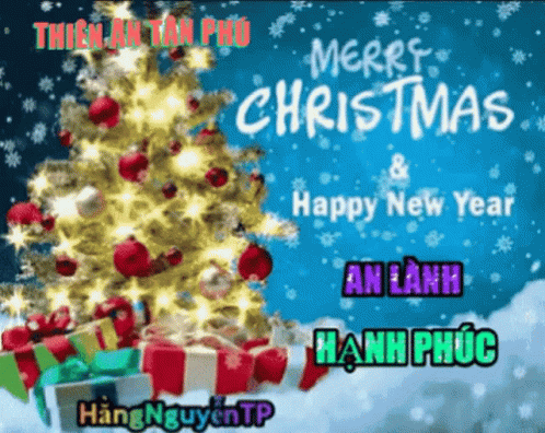 Lênhân Merry Christmas GIF