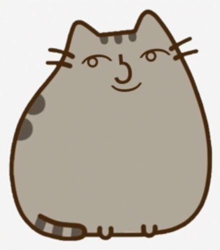 Lenny Face Pusheen Cat GIF