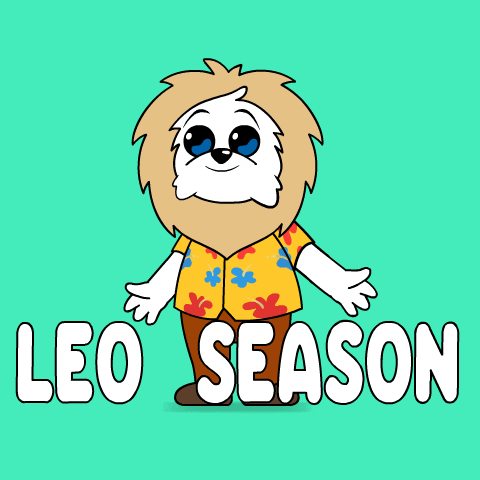 Leo Season Astrology Lion GIF