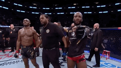 Leon Edwards Announced Winner GIF