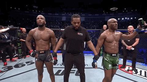 Leon Edwards Declared Winner GIF