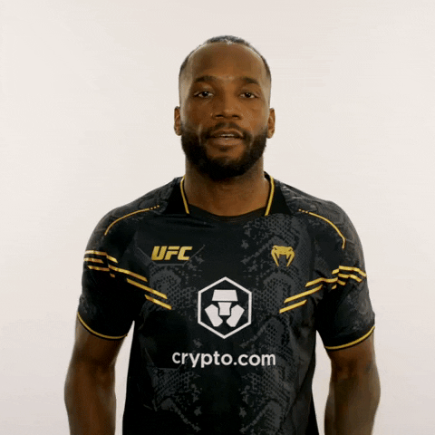 Leon Edwards Fist Close Salute GIF