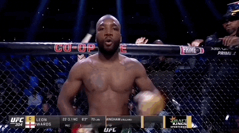 Leon Edwards Martial Artist Finger Gun GIF