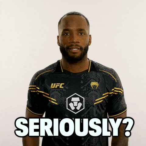 Leon Edwards Nonchalant Seriously GIF