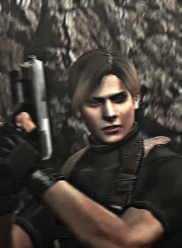Leon Kennedy Face Montage GIF
