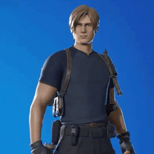 Leon Kennedy Fortnite Character Girly Thumbs Up GIF