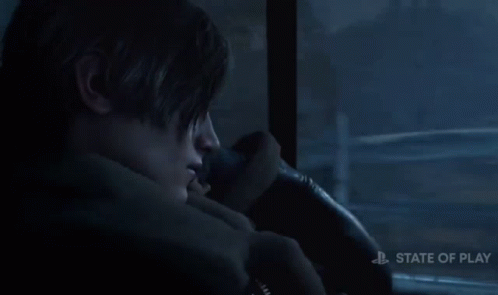 Leon Kennedy Sleeping On Car GIF