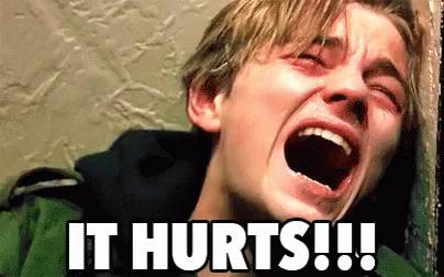 Leonardo Dicaprio Crying I Hurt Myself Today GIF
