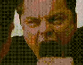 Leonardo Dicaprio Trying To Eat His Mic Nosolohit Gif GIF