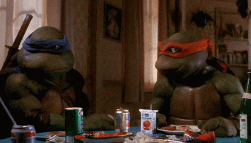 Leonardo Michelangelo Tmnt Head Shake GIF