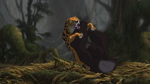 Leopard With Mouth Open GIF
