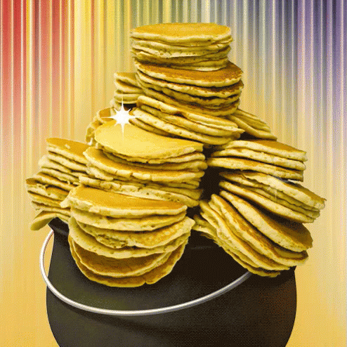 Leprechaun Pancakes Pot GIF