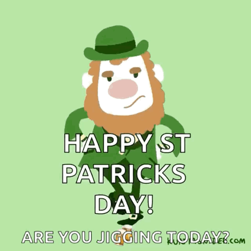 Leprechaun St Patrick's Day Are You Jigging Today