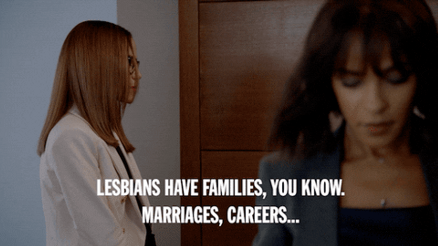 Lesbians Have Families And Marriages GIF