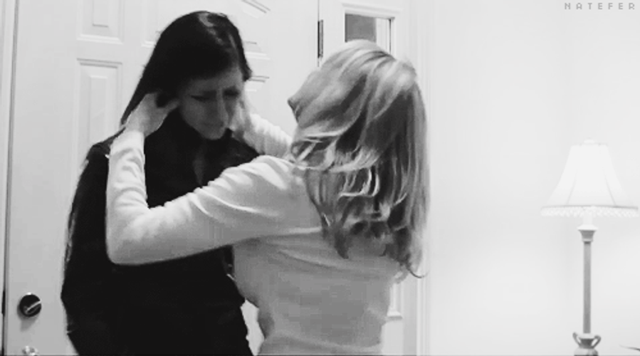 Lesbians Hugging Each Other GIF