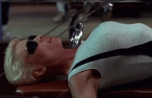 Leslie Easterbrook Police Academy Scene GIF