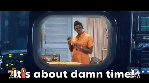 Leslie Jones Its About Damn Time GIF