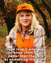 Leslie Knope Hunting GIF
