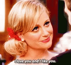 Leslie Knope Parks And Rec I Love You GIF