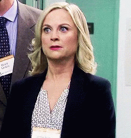 Leslie Knope Shock GIF