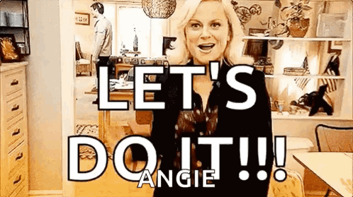 Leslie Knope Lets Do It GIF