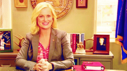 Leslie Knope Smile GIF