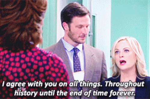 Leslie Knope Talking GIF