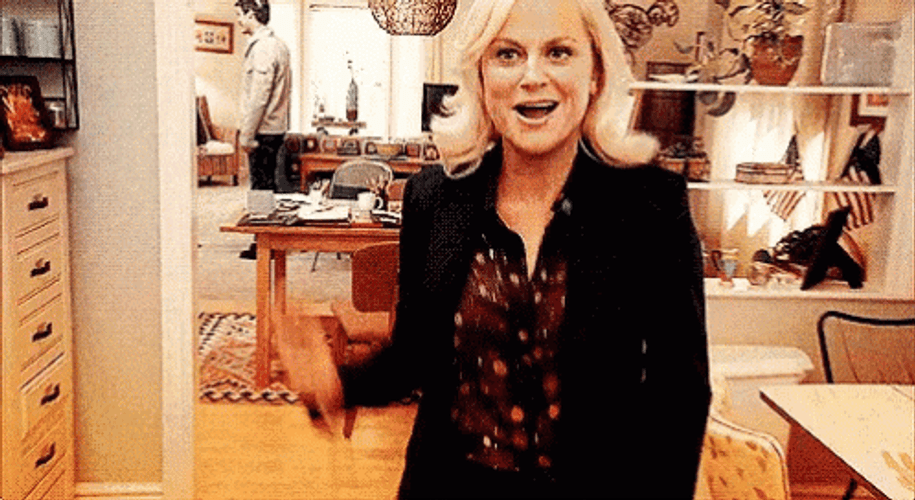 Leslie Knope Excited GIF