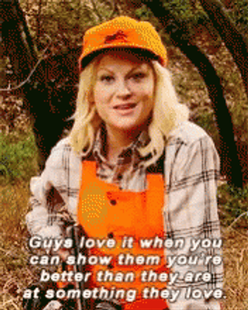 Leslie Knope Hunting GIF
