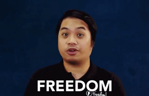 Let Freedom Ring Asian Guy Speaking Up GIF