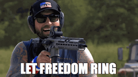 Let Freedom Ring Firing Guns Selection GIF