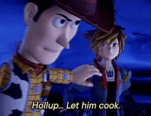 Let Him Cook Kingdom Hearts Woody And Sora GIF