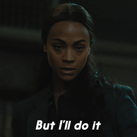 Let Me Do It For You Zoe Saldana GIF