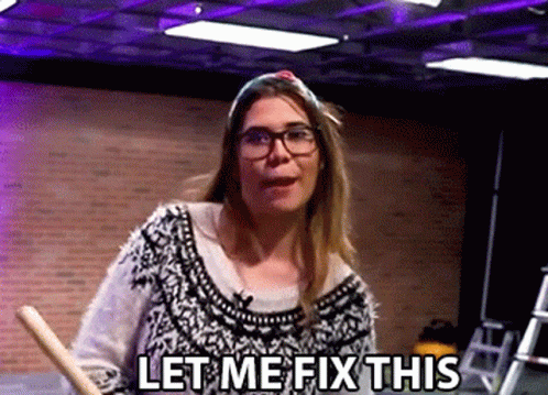 Let Me Fix This Broom GIF