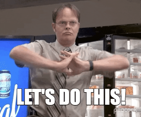 Let's Do This Dwight Schrute The Office GIF