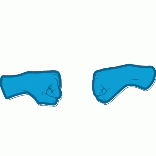 Let's Do This Fist Bump Animation GIF
